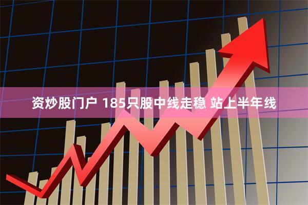 资炒股门户 185只股中线走稳 站上半年线